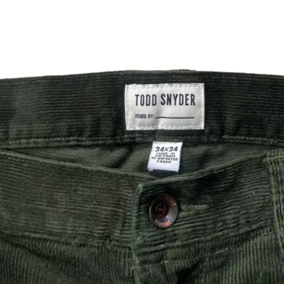 Todd Snyder slim corduroy pants 34×34 - Picture 5 of 10